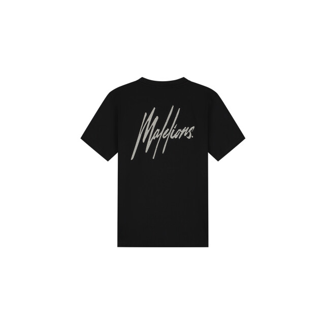 Malelions Striped signature t-shirt 100.10.1348 large
