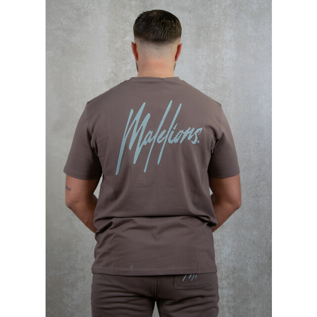 Malelions Striped signature t-shirt 100.80.0070 large