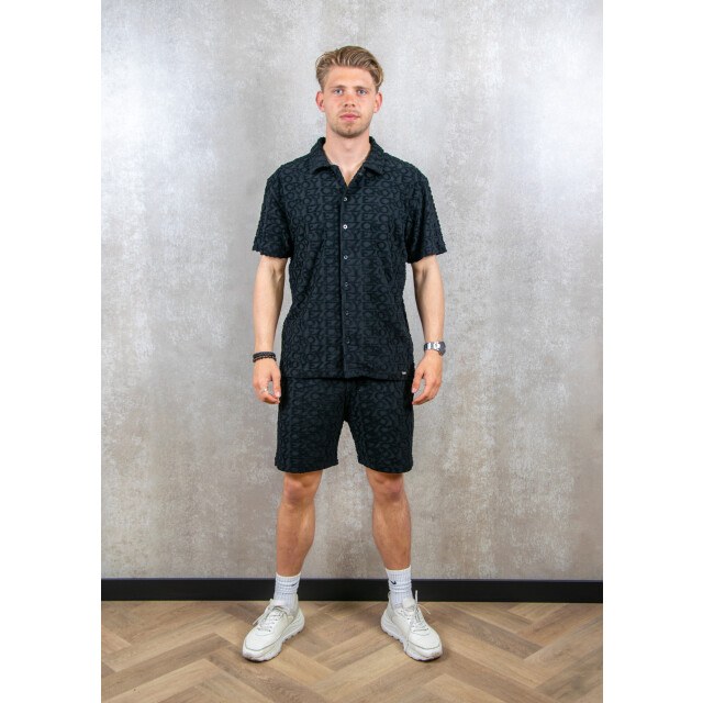 Croyez Homme Monogram towelling shirt 123.10.0051 large
