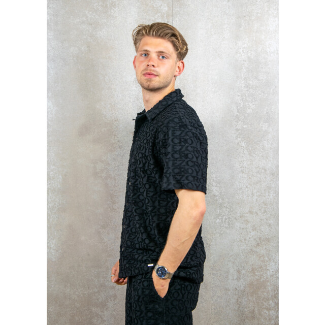 Croyez Homme Monogram towelling shirt 123.10.0051 large