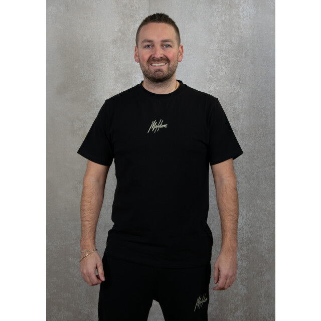 Malelions Striped signature t-shirt 100.10.1348 large