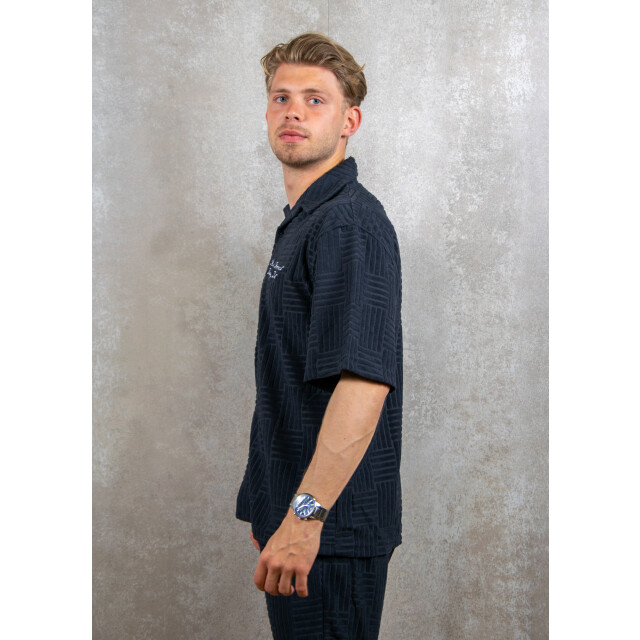 Black Bananas Terry resort shirt 100.30.1248 large
