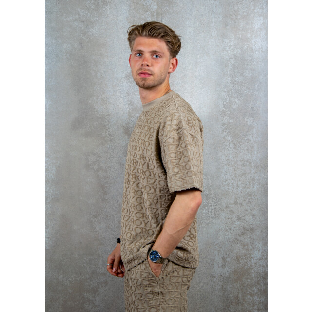 Croyez Homme Monogram towelling t-shirt 100.81.0230 large