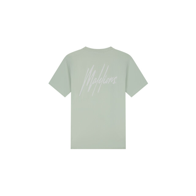 Malelions Striped signature t-shirt 100.41.0096 large