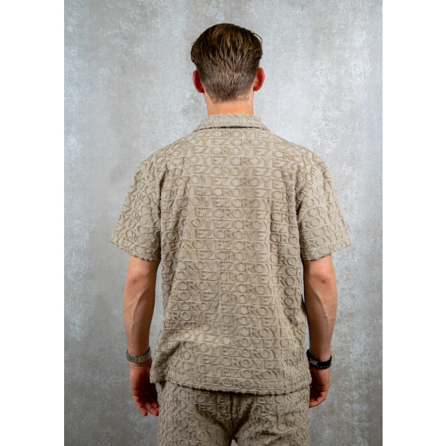 Croyez Homme Monogram towelling shirt 123.81.0025 large
