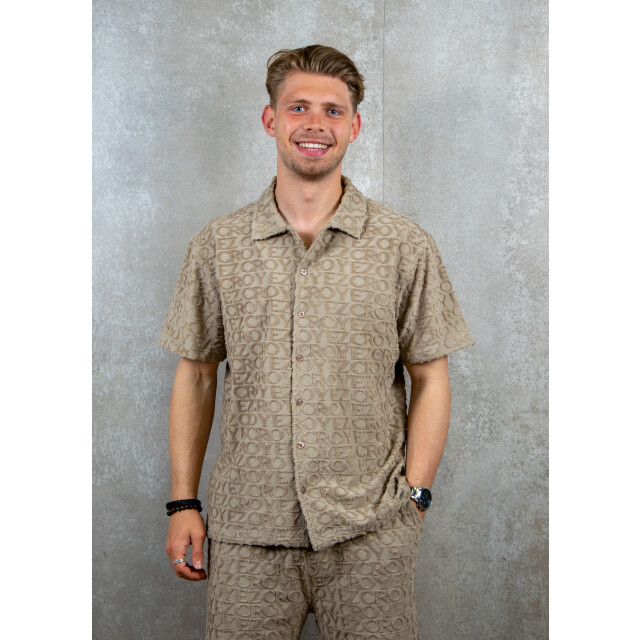 Croyez Homme Monogram towelling shirt 123.81.0025 large
