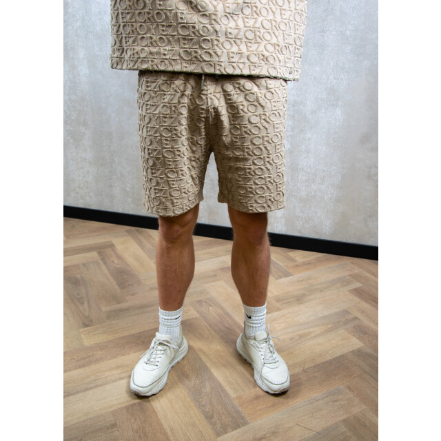 Croyez Homme Monogram towelling shorts 155.81.0077 large