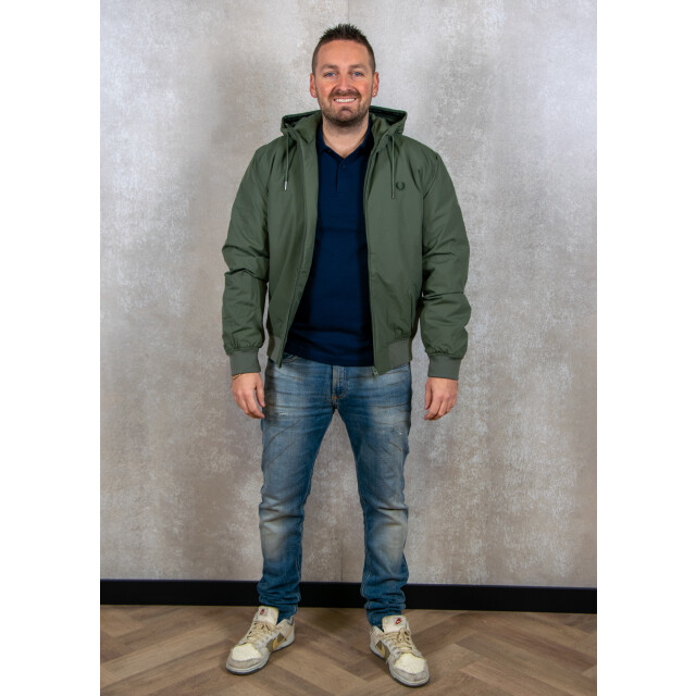 Fred Perry The hooded brentham jacket 140.40.0107 large
