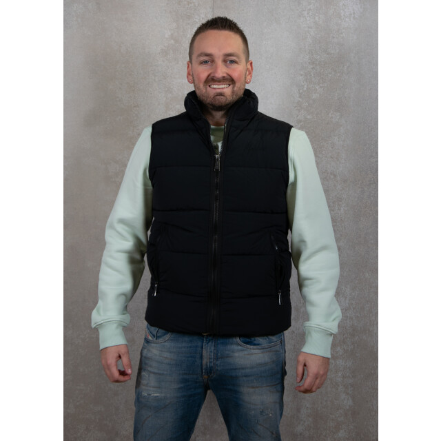 Malelions Matt crinkle padded vest 143.10.0074 large