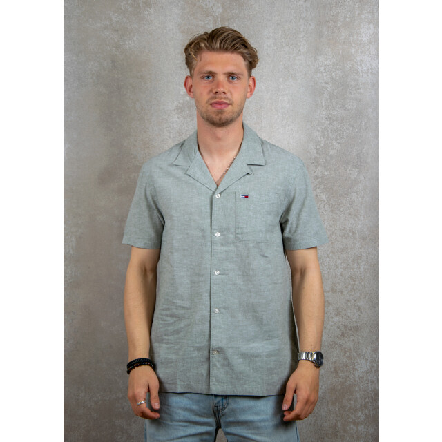 Tommy Hilfiger Linen blend camp ss shirt 121.40.0009 large