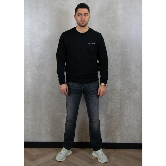 Lyle and Scott Loopback embroidered crew neck sweatshirt 130.10.0515 large