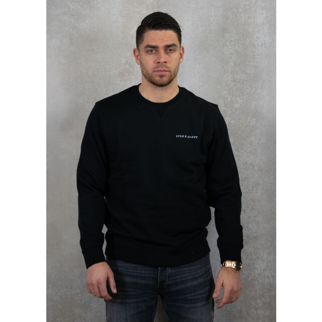 Lyle and Scott Loopback embroidered crew neck sweatshirt 130.10.0515 large