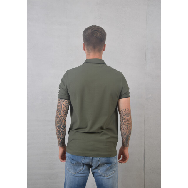 Fred Perry Crepe pique zip neck polo shirt 110.40.0232 large