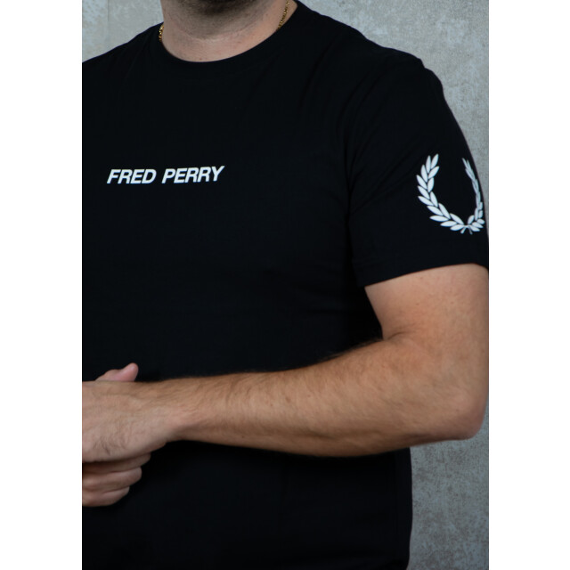 Fred Perry Double branded graphic t-shirt 100.10.1221 large