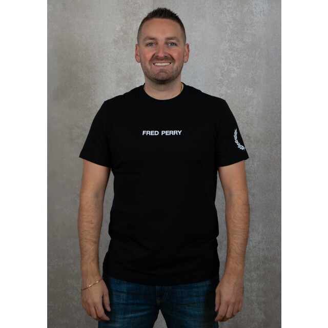 Fred Perry Double branded graphic t-shirt 100.10.1221 large