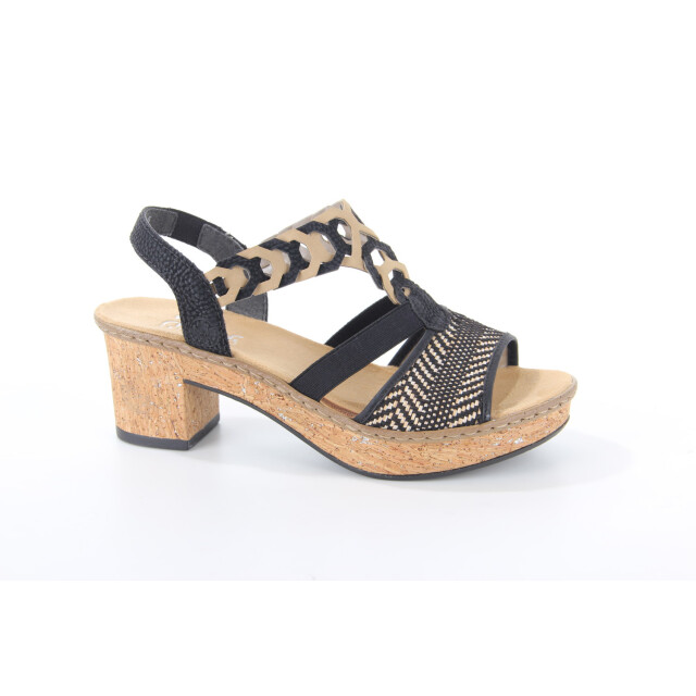 Rieker 638c7-00 dames sandalen Rieker 638C7-00 large Rieker 638c7-00 dames sandalen Rieker 638C7-00 large