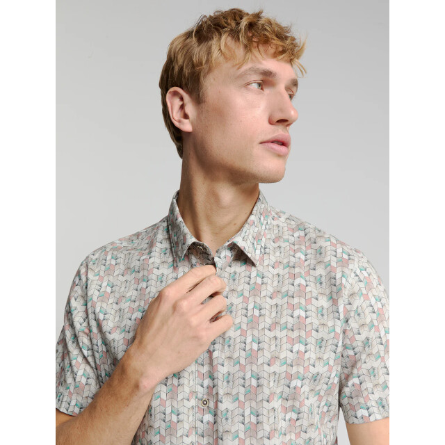 No Excess Heren overhemd 28440415 015 sand No Excess 28440415 015Sand large