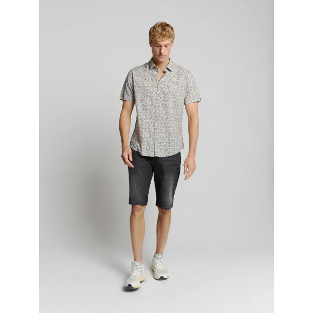 No Excess Heren overhemd 28440415 015 sand No Excess 28440415 015Sand large