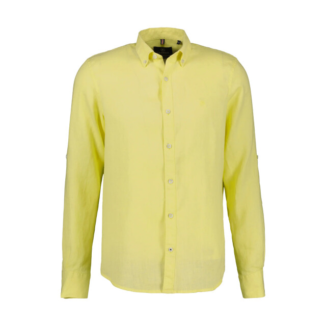 Lerros Heren overhemd 2541111 532 faded yellow Lerros overhemd 2541111 532FadedYellow large