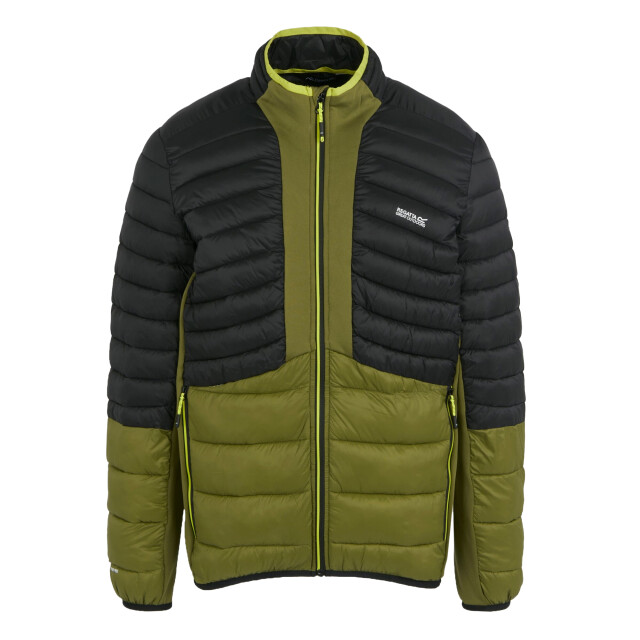 Regatta Heren leedre hybride gewatteerde jas UTRG12039_nephritegreenblack large Regatta Heren leedre hybride gewatteerde jas UTRG12039_nephritegreenblack large