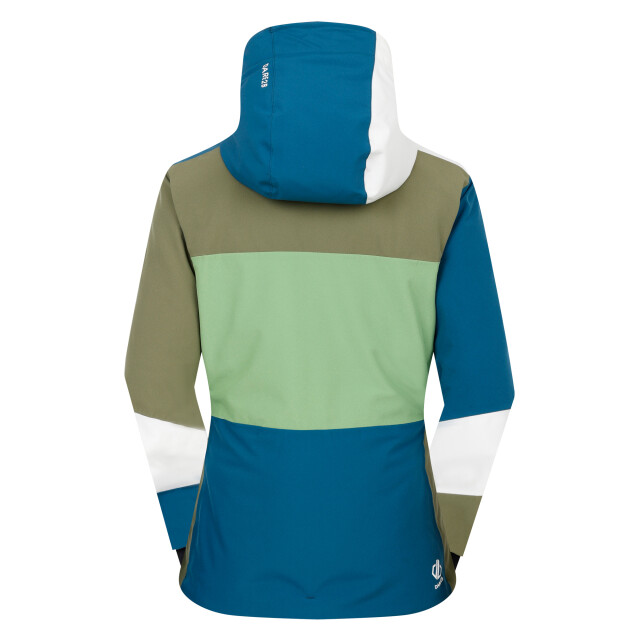 Dare2b Dames ski jas met band UTRG11995_moroccanbluepiquantgreen large