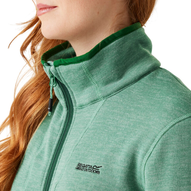Regatta Dames ralina fleece jas UTRG12045_dustygreenrainforest large