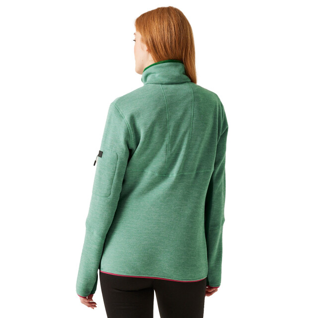 Regatta Dames ralina fleece jas UTRG12045_dustygreenrainforest large