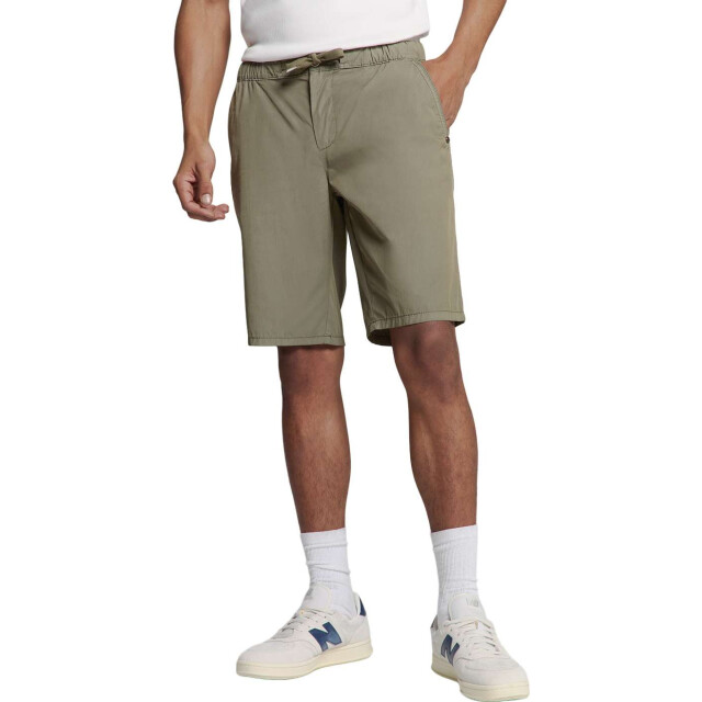 No Excess Short chino garment dyed light weig dark moss 278190310SN-186 large