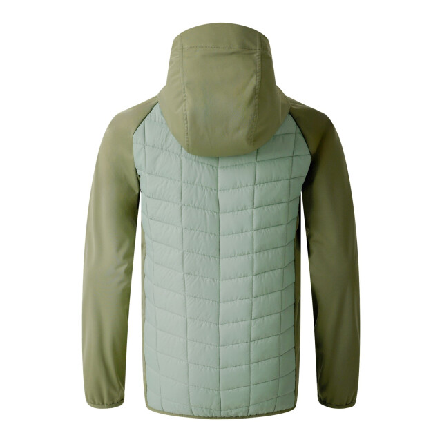 Dare2b Kinder/kinder explore ii colour block hybride jas UTRG12011_olivinegreenhedgegreentawny large