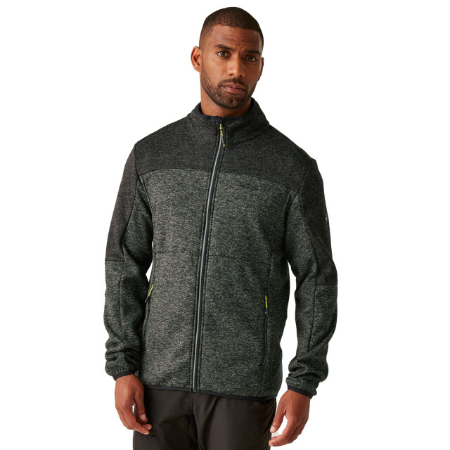Regatta Heren elram full zip fleece UTRG12015_granitegreyblack large Regatta Heren elram full zip fleece UTRG12015_granitegreyblack large
