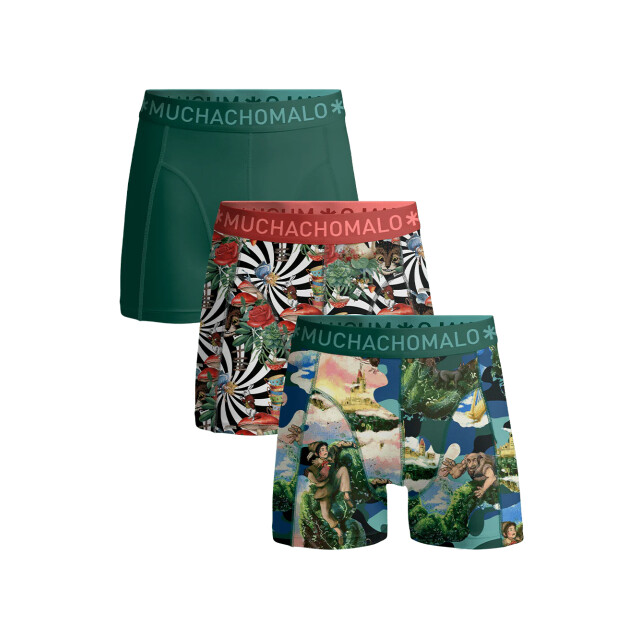 Muchachomalo Heren 3-pack boxershorts jackbean alicewonder JACKBEANALICEWONDER1010-07 large
