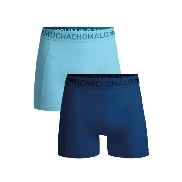 Muchachomalo Heren 2-pack boxershorts SOLID1010-677 large Muchachomalo Heren 2-pack boxershorts SOLID1010-677 large