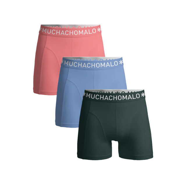 Muchachomalo Heren 3-pack boxershorts SOLID1010-680 large Muchachomalo Heren 3-pack boxershorts SOLID1010-680 large
