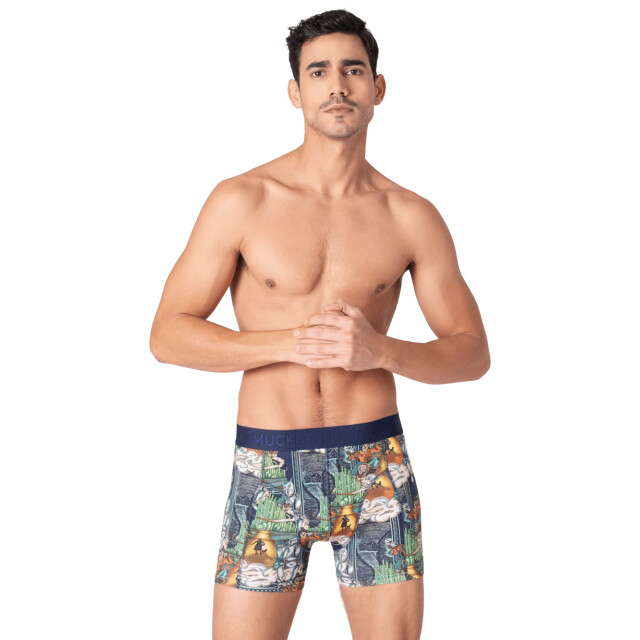 Muchachomalo Heren 3-pack boxershorts pussboots wizardoz PUSSBOOTSWIZARDOZ1010-07 large