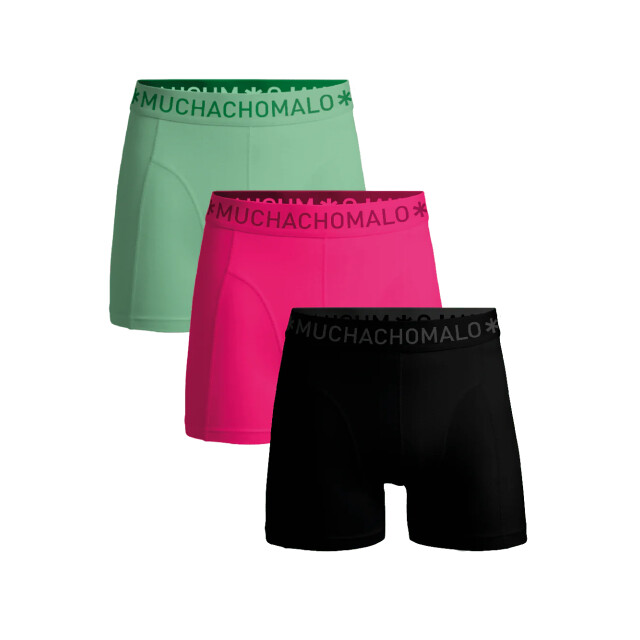 Muchachomalo Heren 3-pack boxershorts SOLID1010-682 large Muchachomalo Heren 3-pack boxershorts SOLID1010-682 large