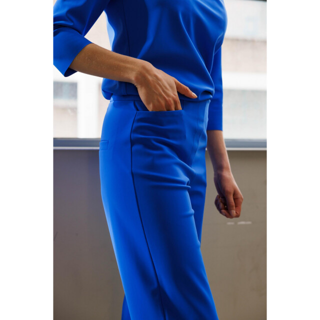 studio .ruig travel jersey broek Bon blauw studio .ruig trousers Bon heavy jersey cobalt large