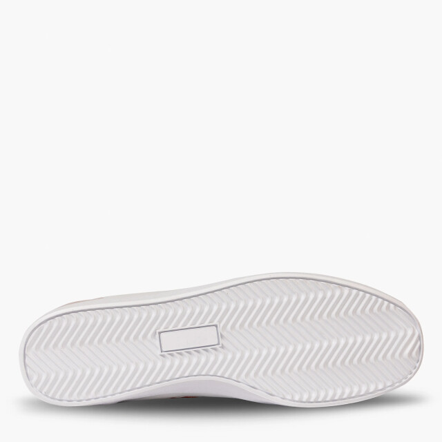 Q1905 Sneaker platinum wit/donkerblauw/oranje QM1253616-000-1 large