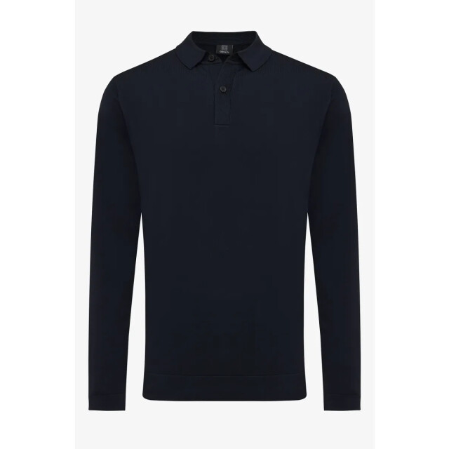 Genti Polo longsleeve cool dry donker 156493567 large