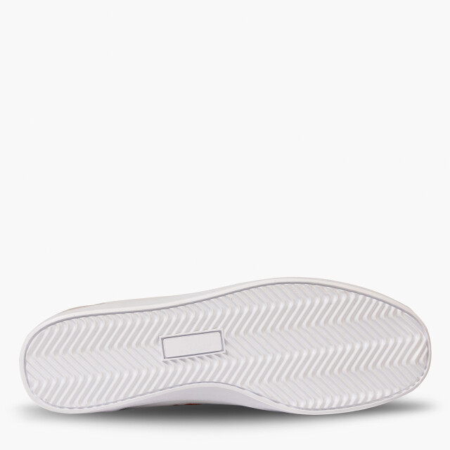 Q1905 Sneaker platinum wit/donkerblauw/oranje QM1253616-000-1 large