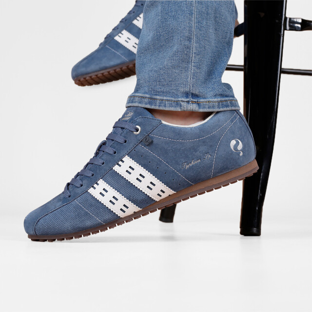 Q1905 Sneaker typhoon sp denimblauw/offwhite QM1253809-623-1 large