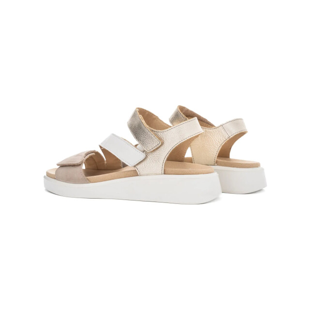 Ara 12-21407 sand, wit, platin sandaal 3039 12-21407 large