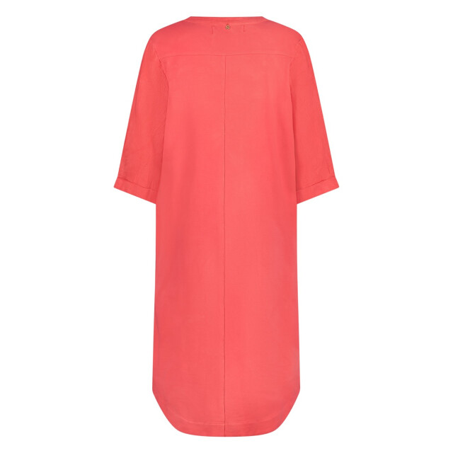 Dress Label Nick Linnen Jurk Nukus Kate Dress Mix Koraal