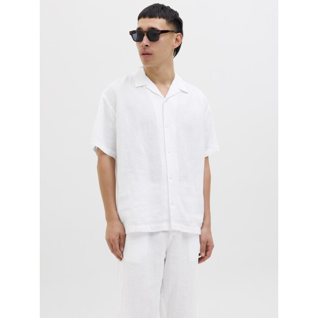 Jack & Jones Jprcclawrence linen resort ss shir off-white 5319.02.0005 large