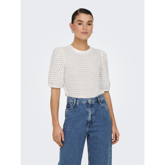 Only Onlelisa ss o-neck top box jrs off-white 4382.02.0004 large