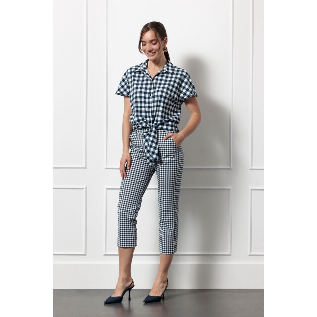 Studio Anneloes Anne small check capri trousers dessin 4109.39.0008 large