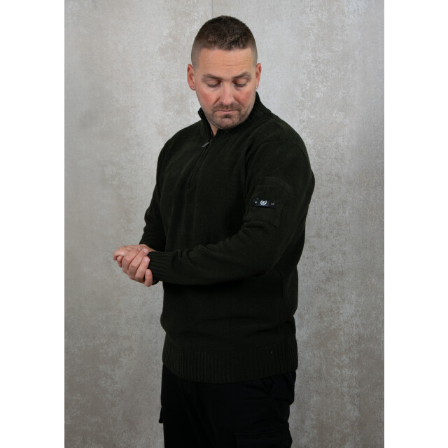 Quotrell Combat knitted halfzip 136.40.0027 large