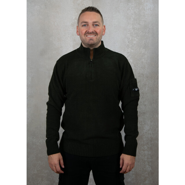 Quotrell Combat knitted halfzip 136.40.0027 large