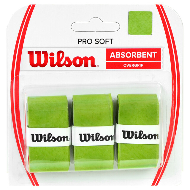 Wilson Pro absorberende racket overgrip (set van 3) UTMR2243_green large