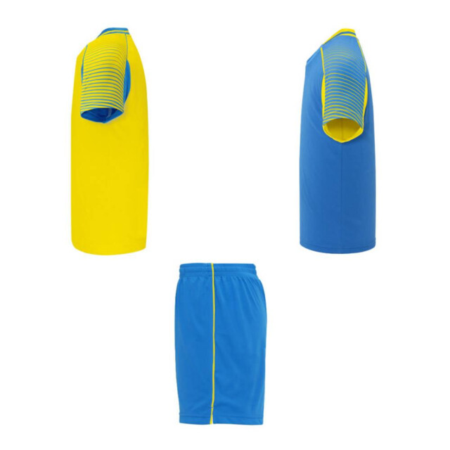 Roly Kinderen/kinderen juve sportset UTPF4423_yellowroyalblue large