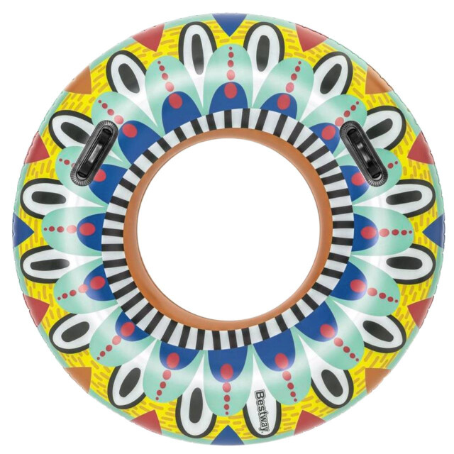 Bestway Opblaasbare zwemband met fiesta-patroon UTMR2280_multicoloured large
